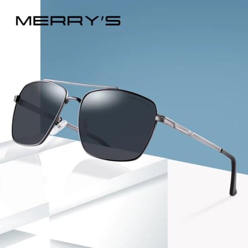 MERRYS DESIGN Men Classic Sunglasses Aviation Frame HD Polarized Lens Eyewear Accessories Sun UV400 Protection S'8150