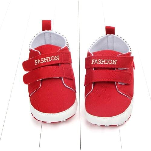 4*Colors Infant Babies Boy Girl Shoes Sole Soft Canvas Solid Footwear For Newborns Toddler Crib Moccasins