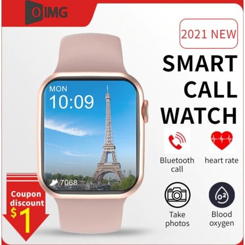 Original IWO DT100 Smart Watch Women Bluetooth Call 1.75inch 3D Full Screen Touch IP68 Waterproof Men Smartwatch For Apple Watch