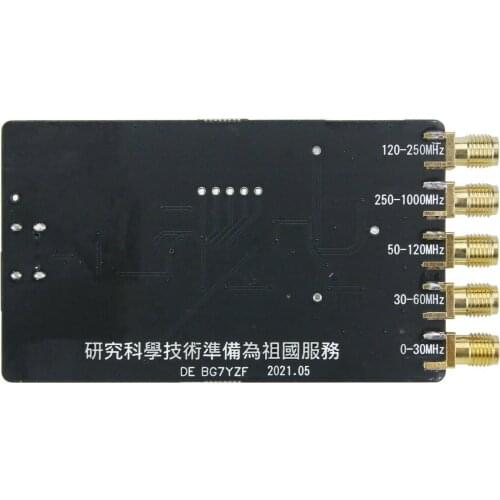 Simple Version RSP1 SDR Receiver Radio 10KHz-1GHz Software Defined Radio PCB Board Black