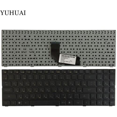 Russian Keyboard for DNS TWC K580S i5 i7 D0 D1 D2 D3 K580N K580C K620C AETWC700010 MP-09R63SU-920 RU Black with frame