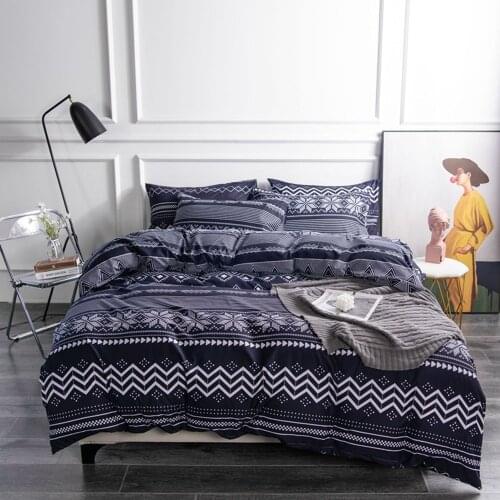 Modern Duvet Cover Nordic Bed Cover Comforter Bedding Sets 2or3Pcs No Bed Sheet NO Fill 150X200 Single Double Twin King Queen