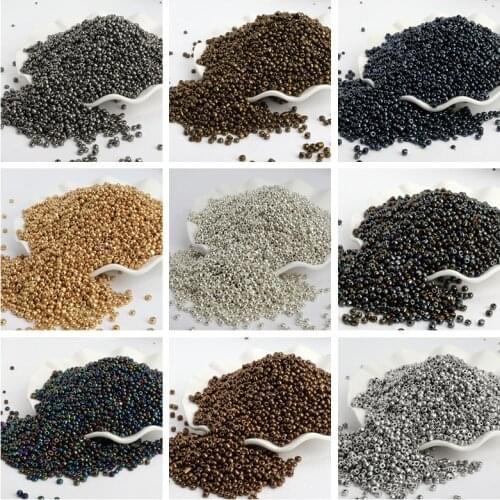 4mm 200pcs/lot Czech Gun Black Color Loose Glass Beads Austria Crystal Round Hole Beads For Jewelry Making DIY Accessories