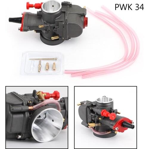 Universal PWK 34mm Carburetor Carb Universal For Keihin Mikuni Dellorto Koso con Power Jet