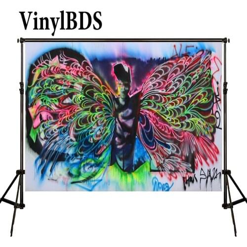VinylBDS Photography Backdrops 10X10Ft Graffiti Background Children Photo Background Halloween Backdrop