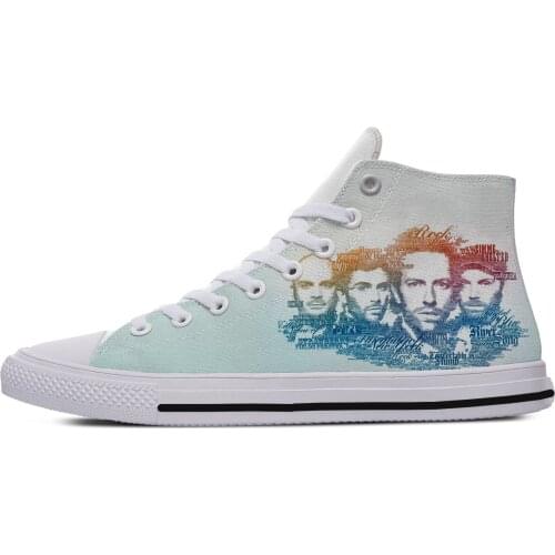 2019 Hot NEW 3D Print Women Men Coldplay Ghost Stories Casual Shoes Hip Hop Lightweight Breathable Top Fashion Canvas Shoes