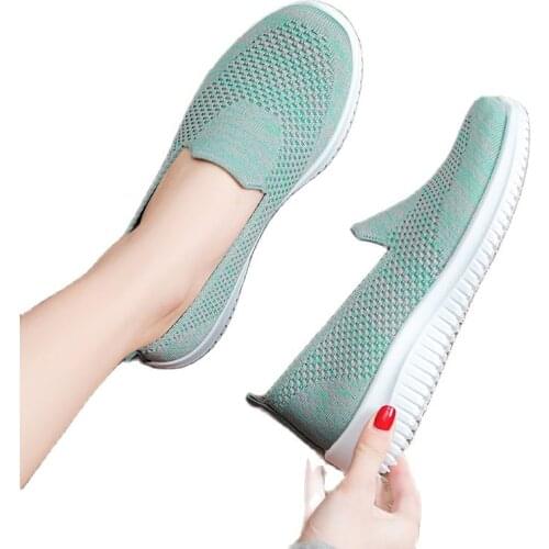Tennis Shoes For Women Breathable Sneakers 2021 Summer Light Sports Comfy Jogging Trainers Female Soft Zapatos De Mujer Cheap