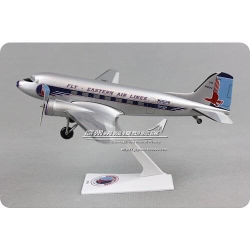 19cm American Eastern Airlines DC-3 1:100 Assembly Airplane Model Plastic Airplane for Plane Model Collector