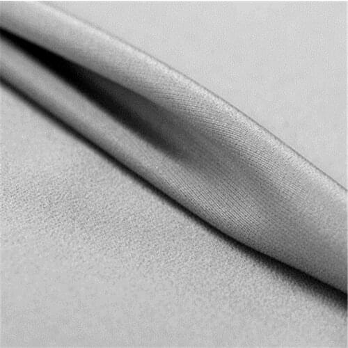 30 mm Heavy Silk Crepe De Chine Fabric 100% mulberry silk 114 cm width Grey Black Blue winre red color 3 meters sample testing