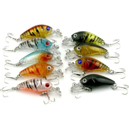 CB005-9 Rock chubby 4.5cm 4g Lure bait lures hard bait fishing tackle Hengjia explosion models