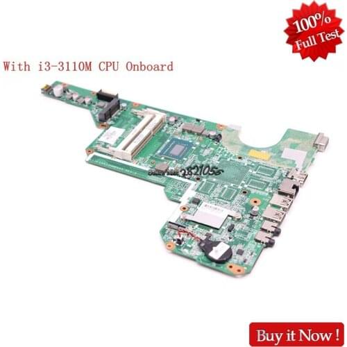 NOKOTION For HP Pavilion G6 G6-2000 laptop motherboard i3-3110M CPU 710873-001 710873-501 DDR3 MAIN Board full tested