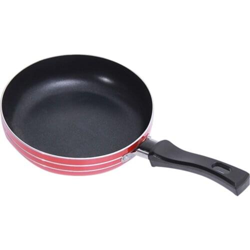 Mini Fried Eggs Saucepan Small Frying Pan Flat Non-stick Cookware Roasting Pans (Random Color)
