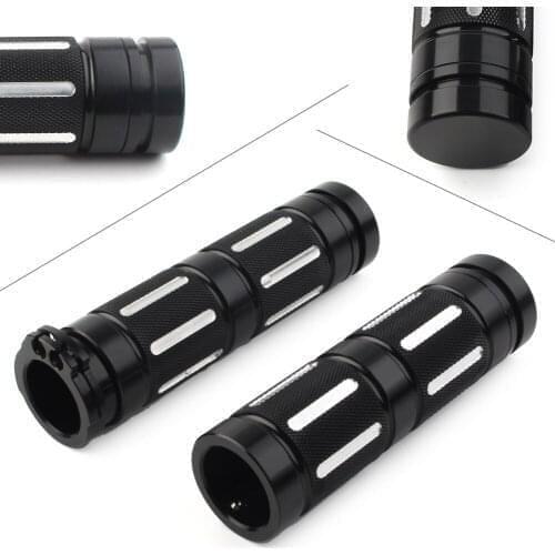 Motorbike 1" Handlebar Hand Grips For Harley Dyna Softail Sportster Touring Wide Glide EFI FXDWGI 1Pair LH+RH