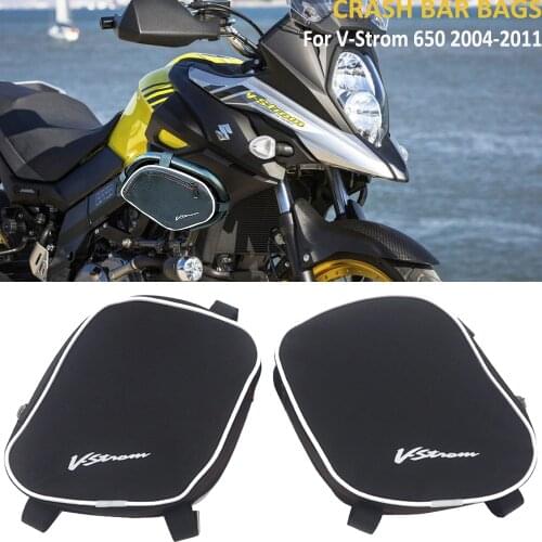 New Motorcycle Frame Crash Bars Bags Repair Tool Placement Bag For Suzuki V-Strom 650 DL650 for Givi for Kappa Crash Bars