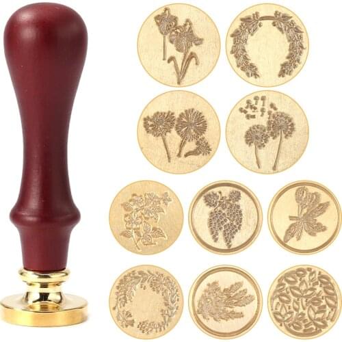 Retro Wax Seal Stamp Replace Copper Head Vintage Envelope Sealing Hobby Tools DIY Sealing Wax Decoration Craft Kits Decor Gift