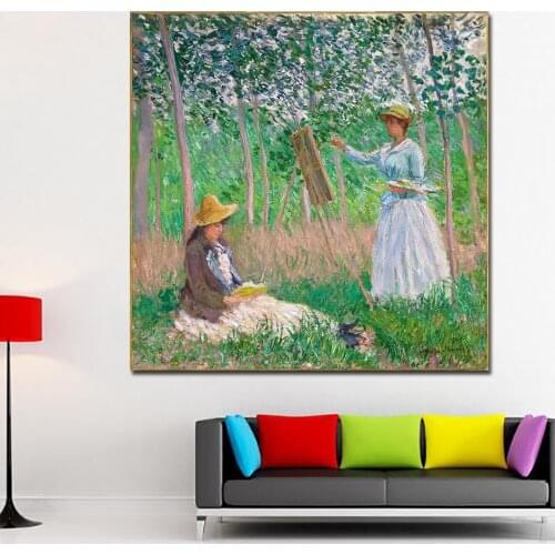 SELFLESSLY ART Claude Monet Classic Art Canvas Painting Prints On Canvas Wall Art Prints Posters Home Decor Unframed