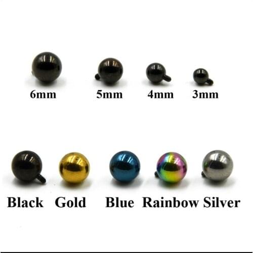 Lot of 1pcs Steel/Titanium Base Dermal Anchor Top Piercing For Skin Surface Diver Sexy Girls Body Jewelry 16g 3mm-6mm