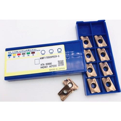 10PCS AXMT170508PEER-G ACP200 high quality metal turning tool CNC lathe tool AXMT 170508 carbide cutting and milling tool