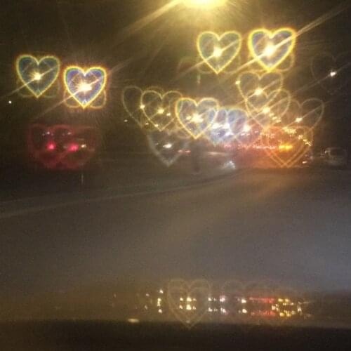 New Love Heart Shaped Effects Women Sun Glasses Watch The Lights Change To Heart Shape At Night Diffraction Fashion Glasses