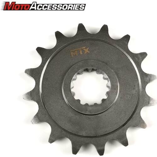 For Kawasaki Road ZX-6R Motorcycle Steel Front Engine Sprocket Full Steel Of OE Type Rubber Cushioned Front Sprocket
