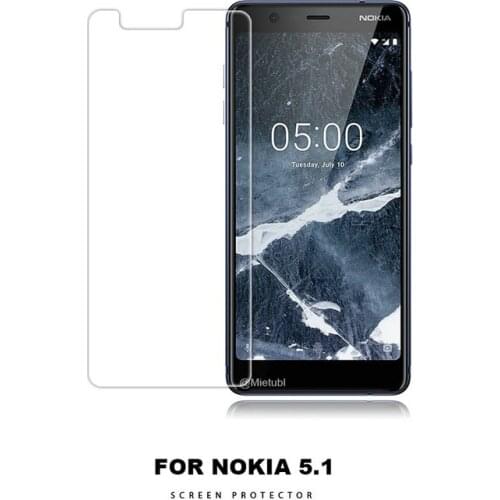 For Nokia 5.1 5 2018 TA-1061 5.5" Tempered Glass Screen Protector Film for Nokia 5.1 5 2018 TA-1061 5.5" Glass Protector