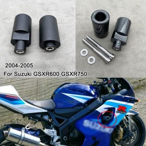 For SUZUKI GSXR600 GSXR750 GSXR 600 750 K4 2004-2005 GSX-R Motorcycle Parts No Cut Frame Sliders Crash Falling Protection Pad