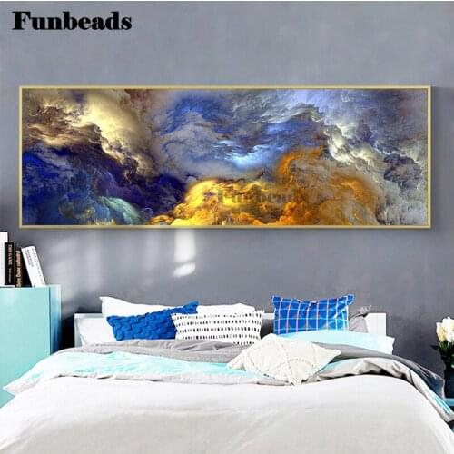 Home decor Diamond Painting Full Square Still Life Abstract Colors Seascape Daimond embroidery Rhinestone Cross Stitch FF939