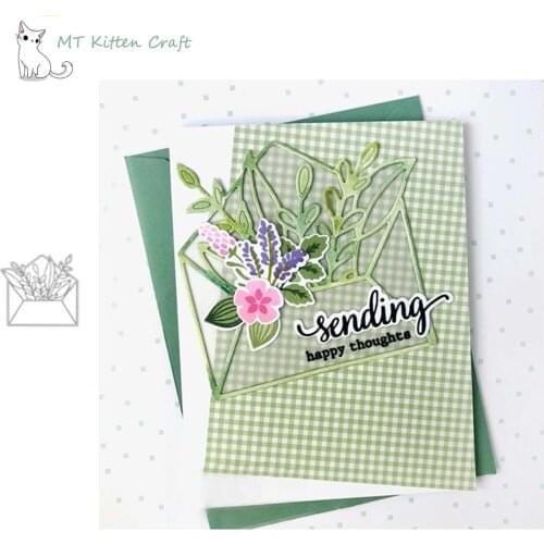 MT Craft Leaf Envelope Metal Cutting Dies Cut Die Mold Scrapbook Paper Craft Knife Mould Blade Punch Stencils Craft Embossing