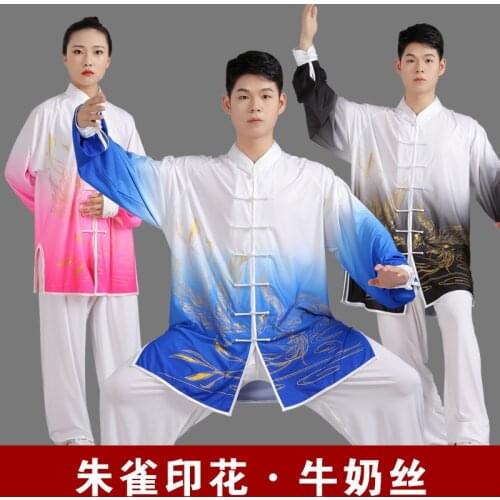 Men Women Martial Arts Kungfu Tai Chi Set Chinese Traditational Loose Sweatshirt+pant Fitness Workout Casual Set Sportswear