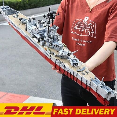 NEW Military Aircraft Ship Series Building Blocks Classic USS Missouri Battleship Missile Destroyer Vessel Army Bricks Model Kit