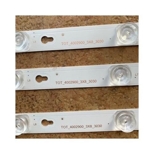 LCD backlight strip L40P2-UD T0T-40D2900-3X8-3030C YHB-4C-LB4008-YH02J T0T-4002900 L40D2900F 3pcs/set
