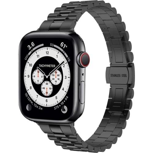 Watchband for apple watch 44mm 40mm strap women man Stainless Steel bands for iwatch se applewatch 6 5 4 3 42mm 38mm Bracelet