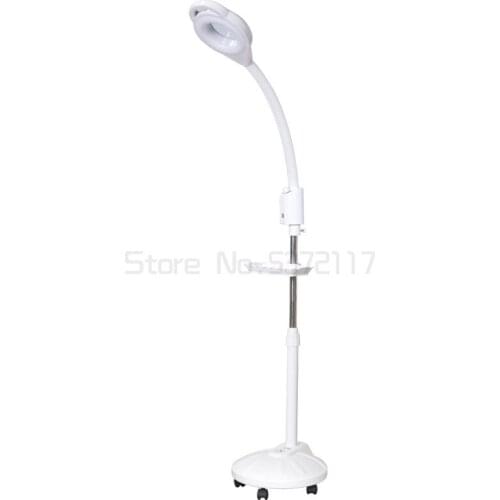 Diopter LED Magnifying Floor Stand Lamp Magnifier Glass Cold Ligth Len Light For Beauty Salon Nail Tattoo