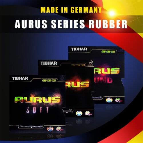 TIBHAR AURUS / AURUS SOUND / SOFT Genuine Table Tennis Rubber Ping Pong Sponge Germany Fast Attack Loop Pimples