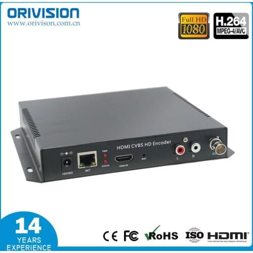 ZY-EHC001 H.264 HDMI&CVBS Video ENCODER Support ONVIF live and NVR / 1080P, live stream encoder, factory supplier