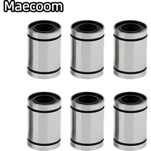 10pcs/lot LM6UU LM8UU LM10UU LM12UU Linear Bushing 8mm CNC Linear Bearings for Rods Liner Rail linear shaft parts 3D Printer