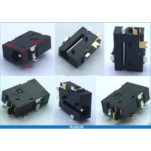 20PCS 0.7mm pin SMD SMT 2.5mm X 0.65mm DC socket 0.7mm pin for Tablets Power Charger Plug