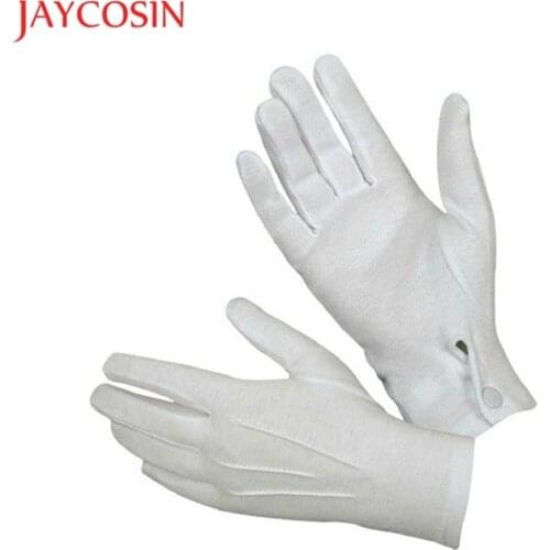 JAYCOSIN 1Pair White Formal Gloves Tuxedo Honor Guard Male Unisex Inspection Gloves women Men White Formal Gloves Feb 2