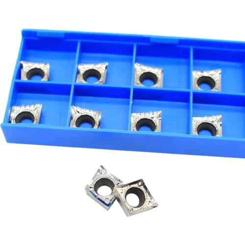 CCGT09T304 AK H01 CCGT 09T304 Aluminum cutter blade Insert Cutting Tool turning tool CNC Tools AL +TIN Alloy wood Tungsten