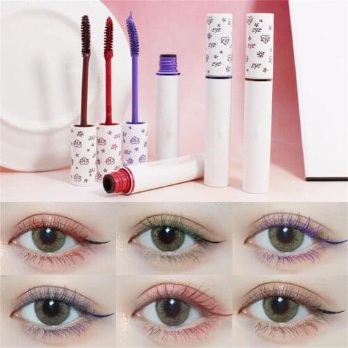 Colored Mascara Skin-friendly Easy To Apply Mascara Great Gifts Waterproof Lasting Thick Curling Lash Mascara Eyelash Makeup
