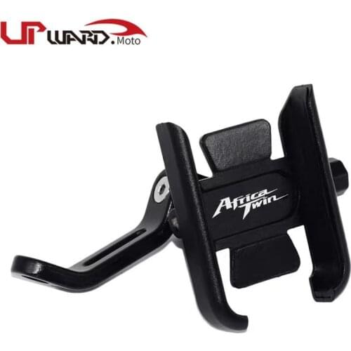 For HONDA CRF 1000L CRF1000L Africa Twin ABS/DCT Motorcycle CNC Handlebar Rearview Mirror Mobile Phone Holder GPS stand bracket