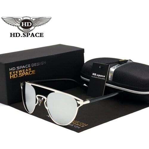 HD 2020 Polarized Sunglasses Women Cat Eye Glasses Classic Lunette De Soleil Mirror Coated Eyewear Hipster Oculos De Sol LM009