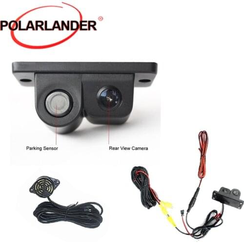 Big sale 120 degree Backup Auto Rear View Camera LCD Car SUV Parking Radar & Rear View Camera Kit night vision