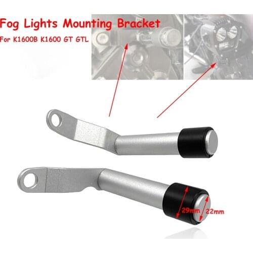 K1600 B GT GTL Aftermarket Fog Lights Mounting Bracket Holders for BMW K1600B K1600GT K1600GTL