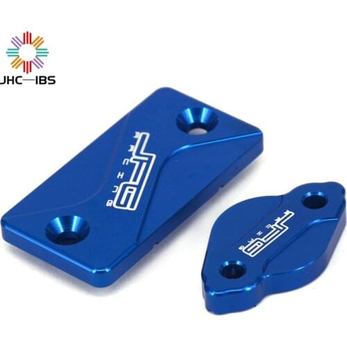 CNC Motorcycle Front Rear Brake Fluid Reservoir Cap Cover For YAMAHA YZ125 YZ250 YZ250F YZ450F WR250F WR450F