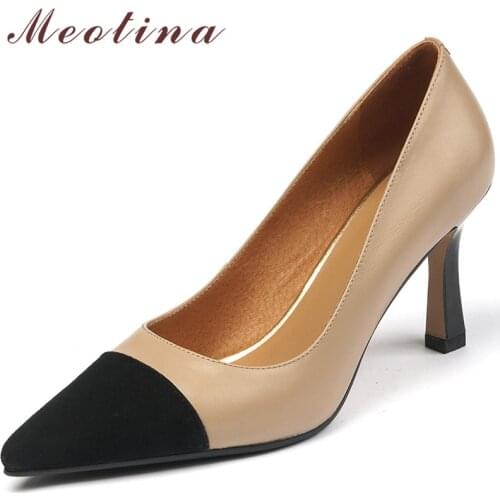 Meotina Womens High-heeled Shoes