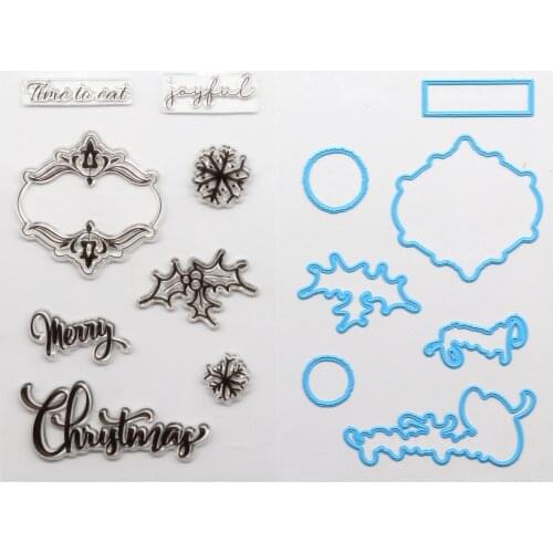 CRZCrafter Clear Stamp And Metal Cutting Dies Set Pack DIY Craft For Scrapbooking Cardmaking Journaling Decoration Silicon Seals