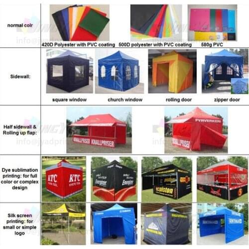 10ft, 15ft, 20ft Outdoor Advertising Promotion Event Exhibition Display POP up Out Tent Canopy