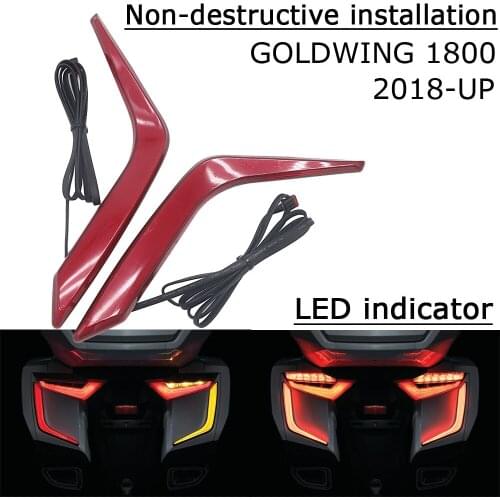 New Motorcycle LED Rear Saddle Accent Decorative Lights For Honda GoldWing Tour DCT Airbag GL1800 F6B 2018 2019 2020 2021