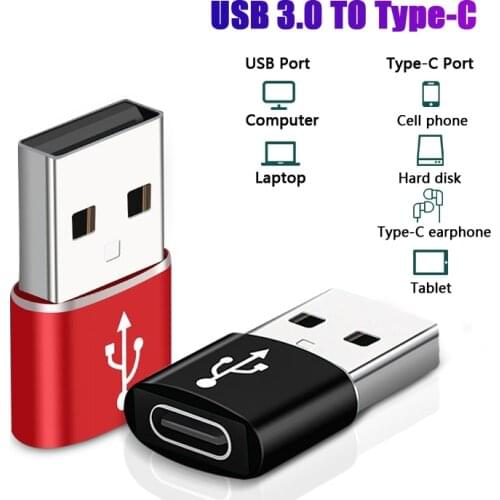 New Quality USB 3.0 Male to Type C Female Adapter Flash Drive Converter For PC Laptop USB Converter PD Charging Cable Adapter